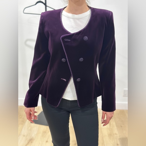 Dior Jackets & Blazers - Christian Dior vintage purple plum jacket size 10